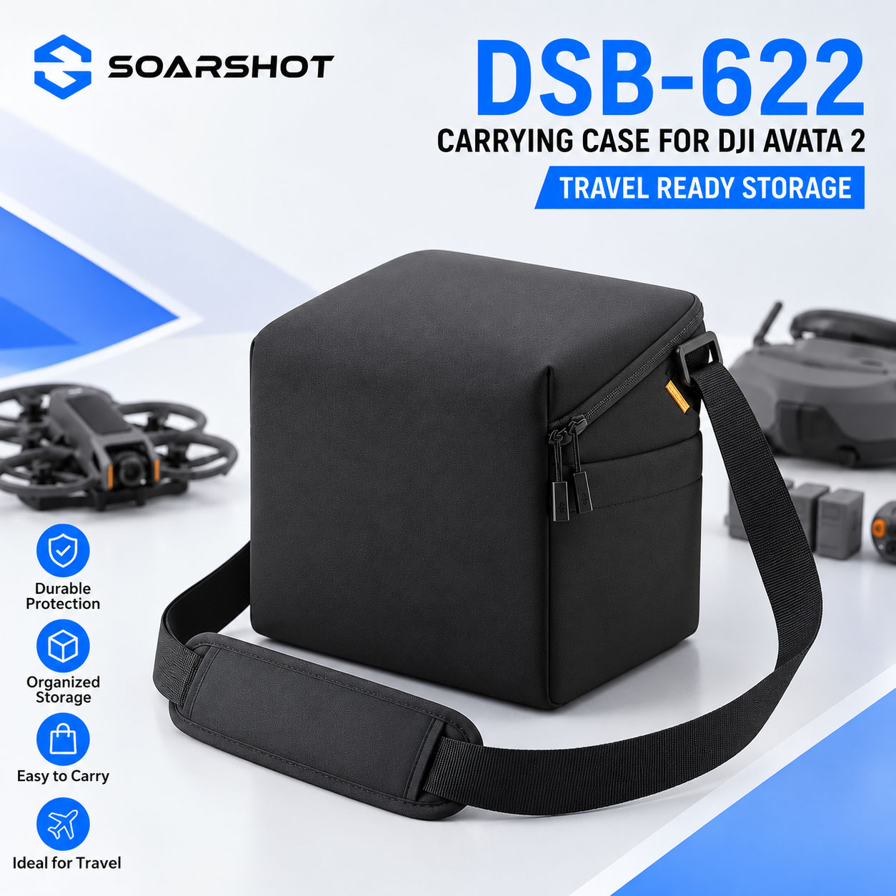 Rc Helicopter Bag - Tas Jinjing SOARSHOT untuk DJI Avata