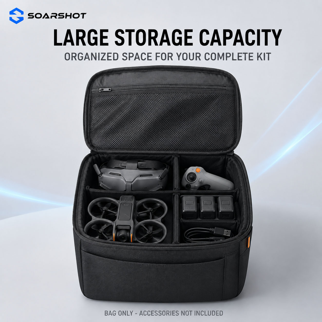 Tas Jinjing SOARSHOT untuk DJI - Rc Helicopter Bag ulasan dan harga